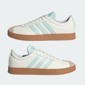 Adidas New VL Court Base Women's Sneakers JI1767 Shoes White / Blue NWT